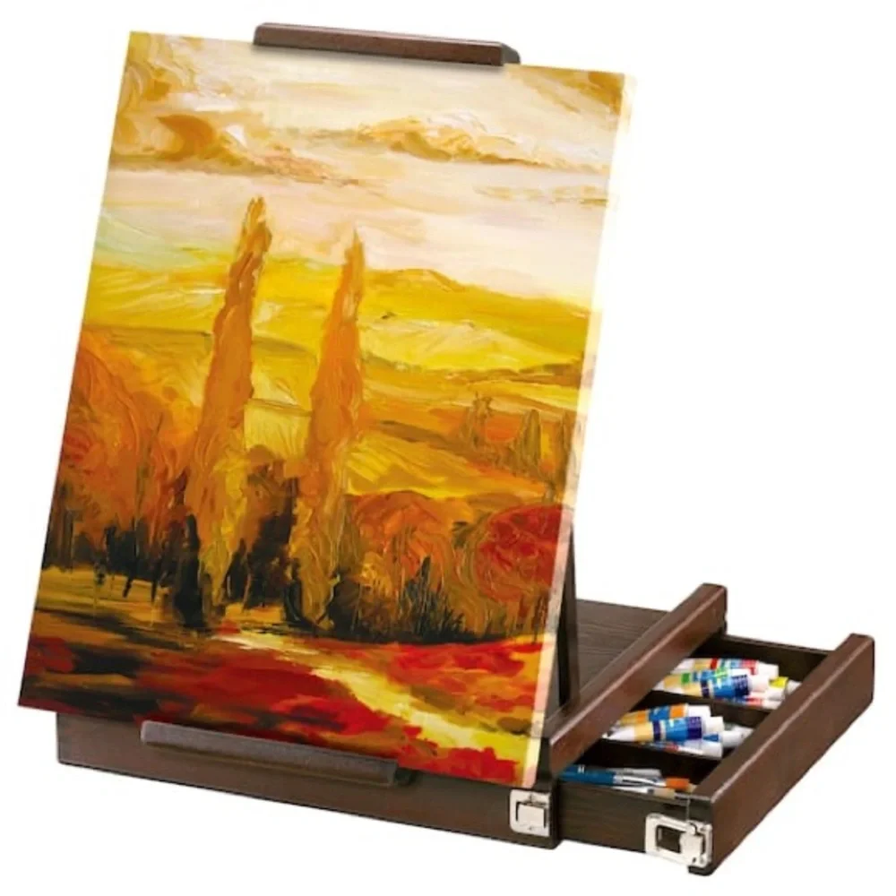 Deluxe Wooden Box Table Easel with Storage by Artist's Loft - Picture 2 of 15
